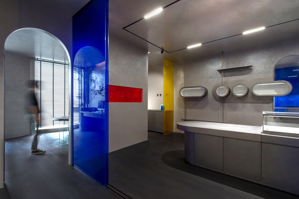 jiuyi jewelry office display space china by ndb design