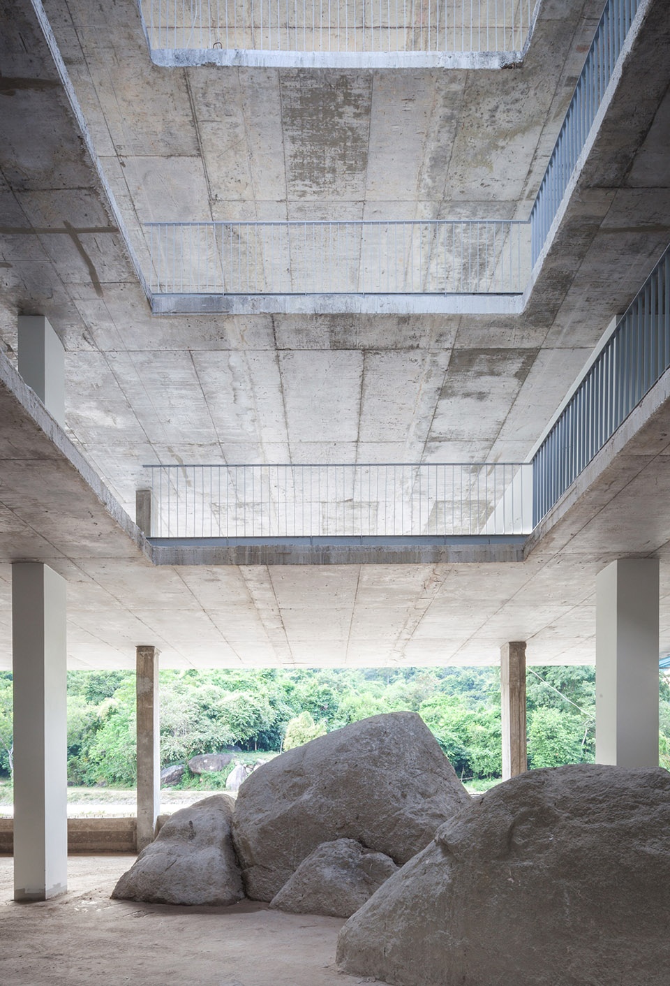 womens dormitory meditation building by walllasia
