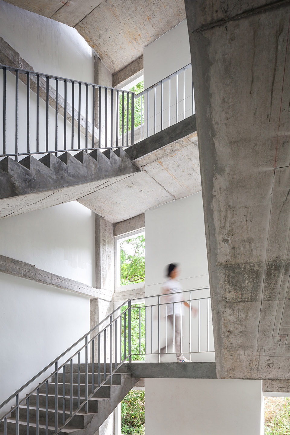 womens dormitory meditation building by walllasia
