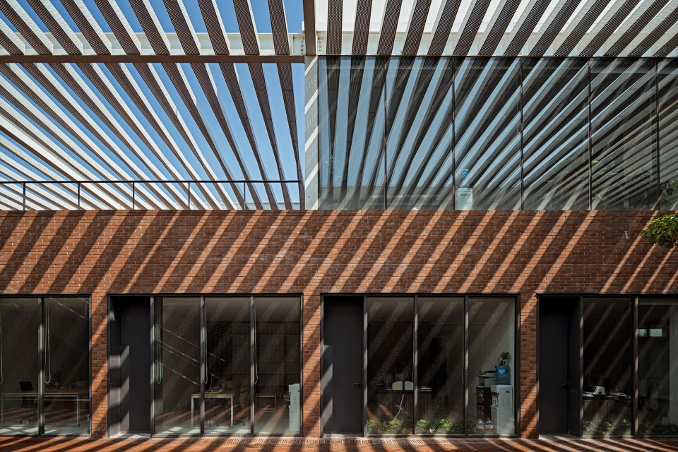 dingshi logistics office building china by archstudio
