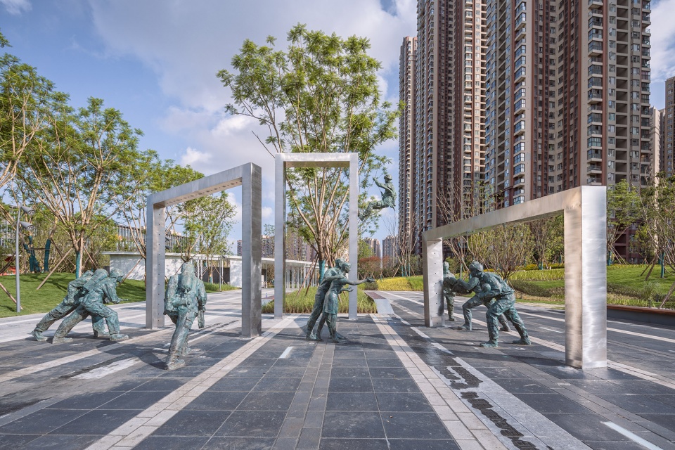 tianfu fire culture park in chengdu by bsed