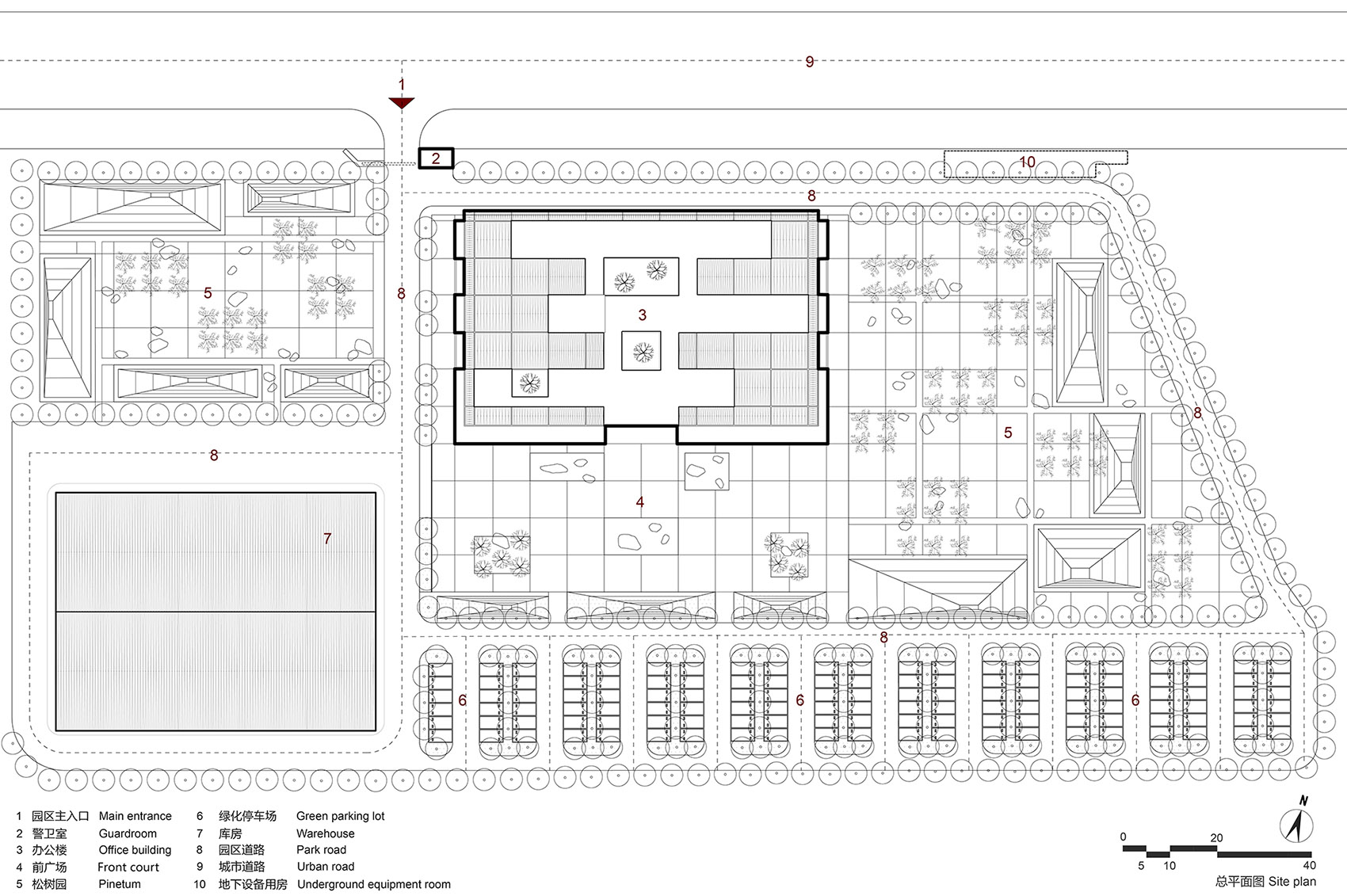 dingshi logistics office building china by archstudio