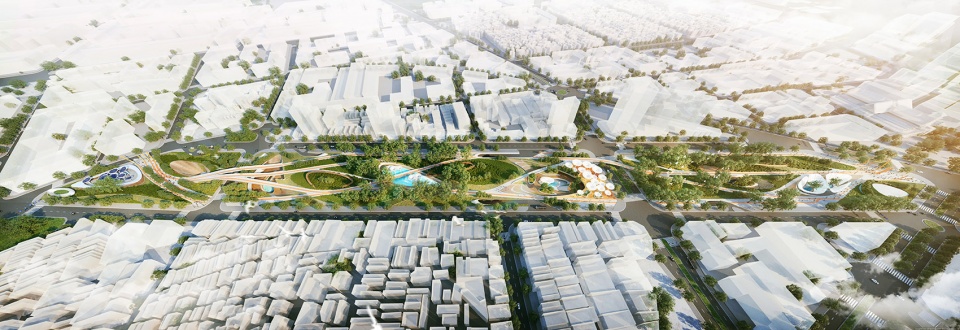 lava aspect studios win central park competition ho chi minh city