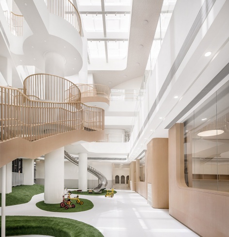 xinmeng montessori kindergarten china by lm design lab