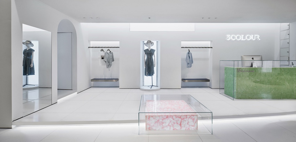 3colour clothing store china by sgd office