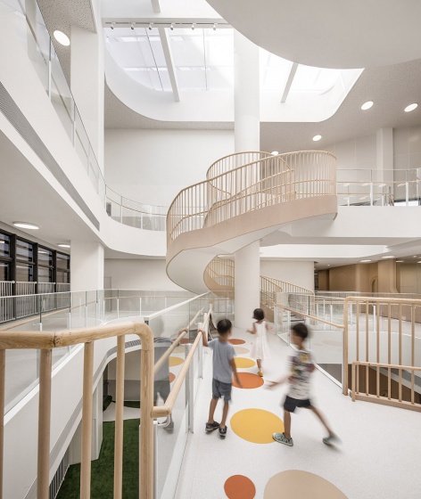 xinmeng montessori kindergarten china by lm design lab
