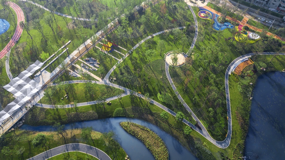 shaheyuan park china by aecom aobo