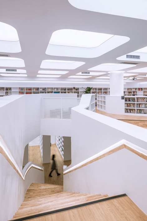 garden of books jingshan school library renovation by hui yin design research