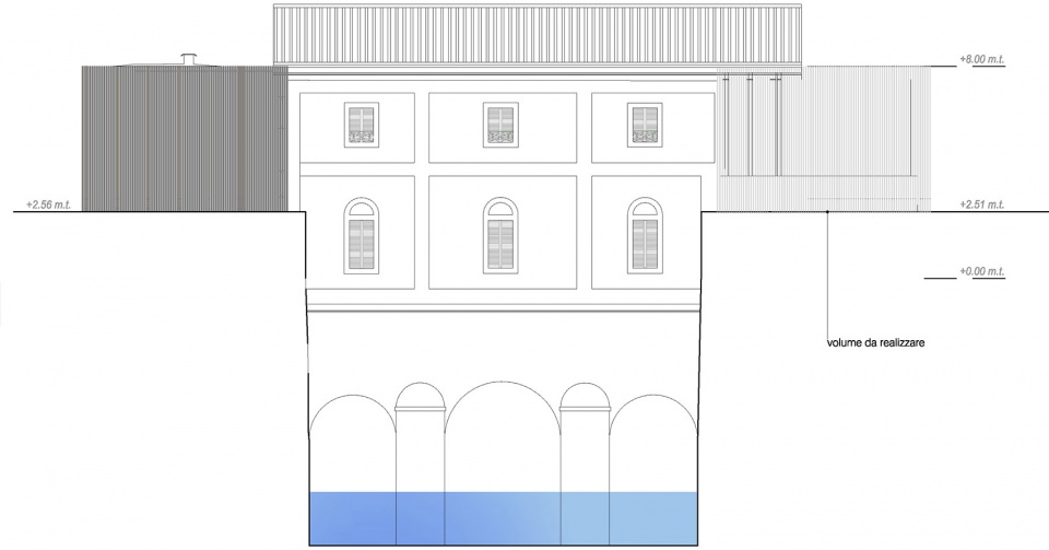 the last phase of the renovation of chiavicone bondanello by archiplan studio