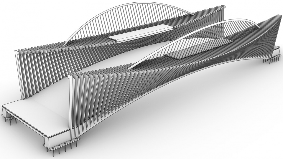 shenzhen hetang wetland park footbridge china by cscec steel