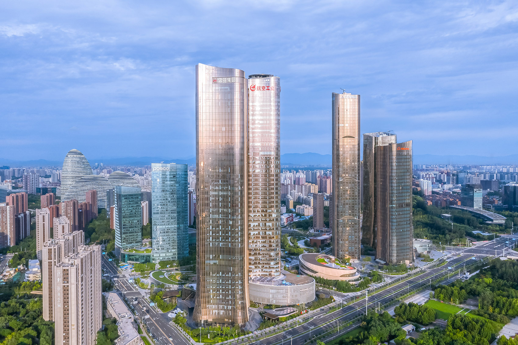 da wang jing mixed use development china by andrew bromberg at aedas