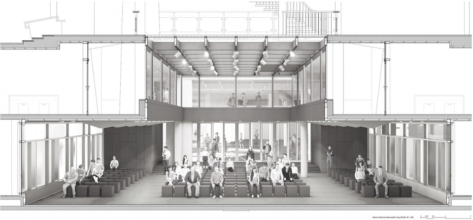 gmp wins competition for the staatsbibliothek zu berlin rehabilitation and restructuring of the architectural icon by hans scharoun
