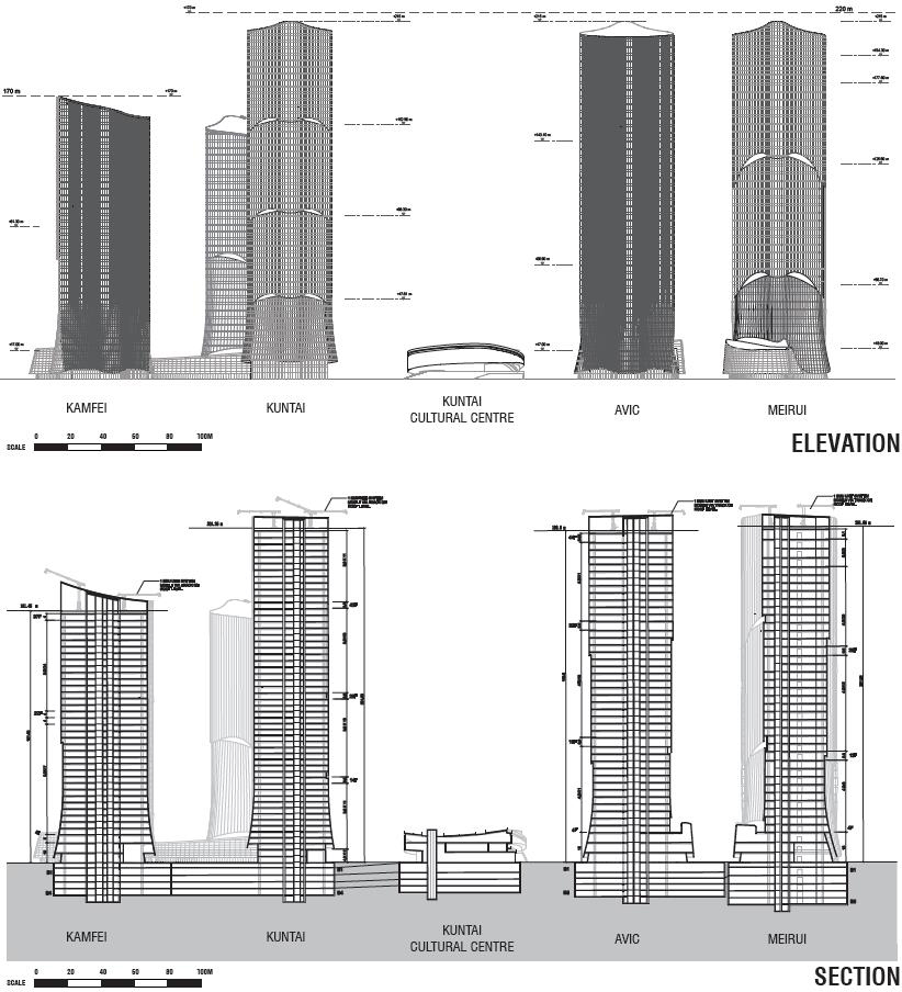 da wang jing mixed use development china by andrew bromberg at aedas