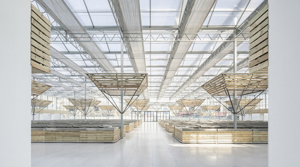 temporary site of shengli market china by luo studio