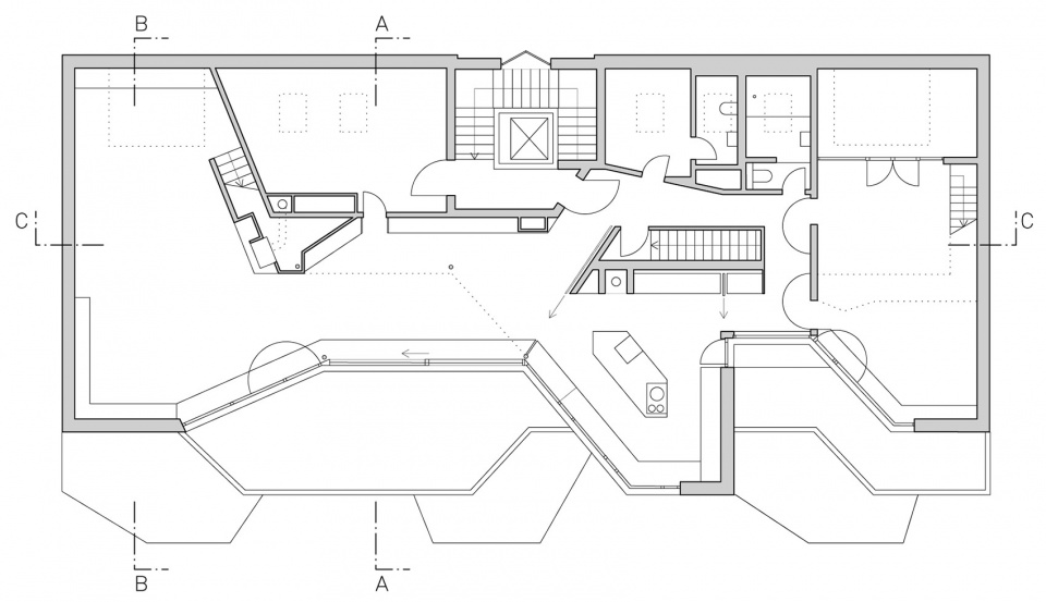 r11 roof extension maxvorstadt by pool leber architekten