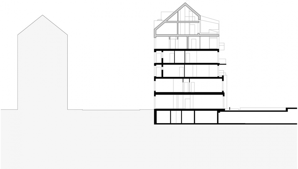 r11 roof extension maxvorstadt by pool leber architekten