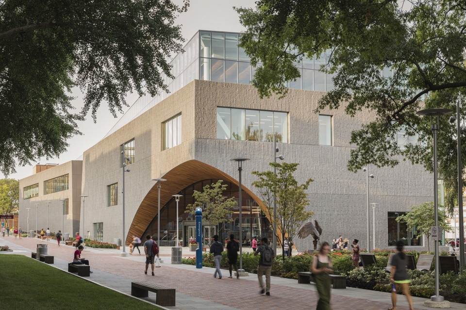 charles library at temple university in philadelphia by snohetta