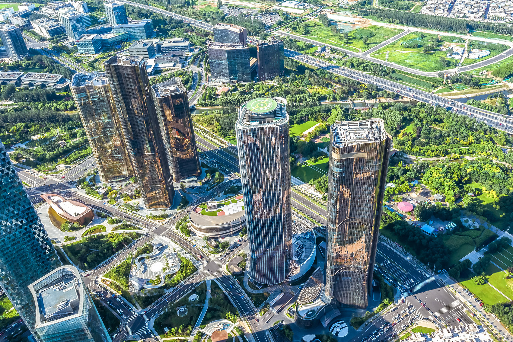 da wang jing mixed use development china by andrew bromberg at aedas
