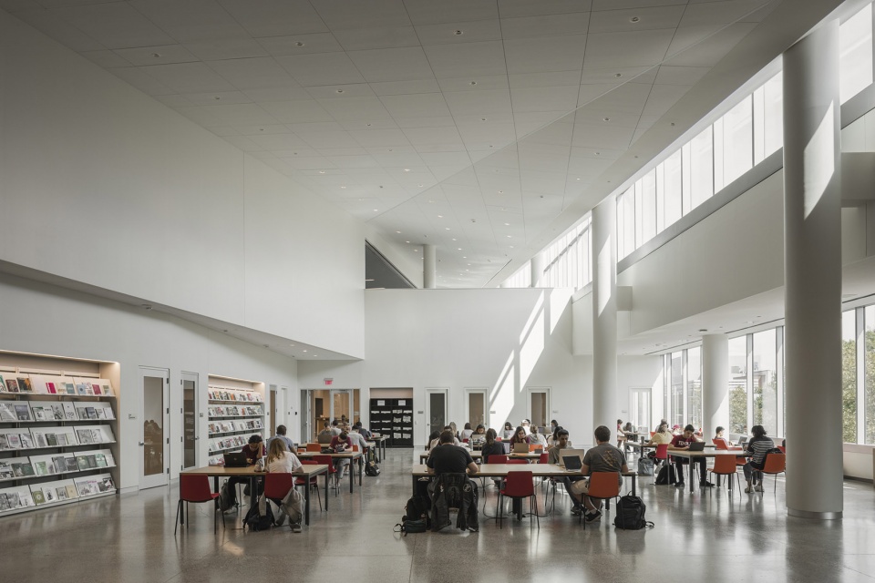 charles library at temple university in philadelphia by snohetta