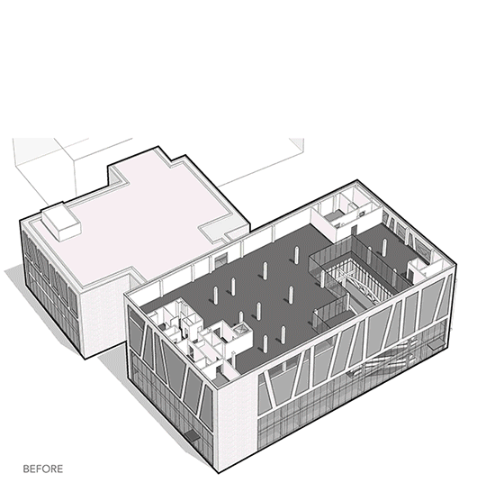 renovation design on the top floor of previous world expo joint pavilion no 3 china by dutstudio