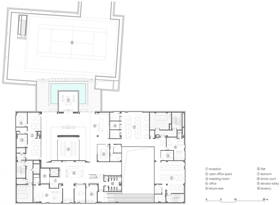renovation design on the top floor of previous world expo joint pavilion no 3 china by dutstudio