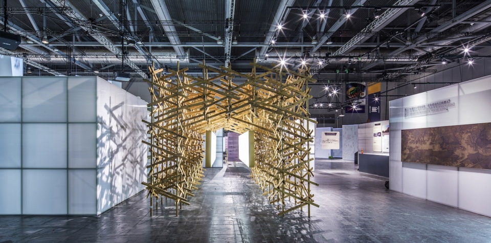 the cloud installation design of springtime along the river china by mat office