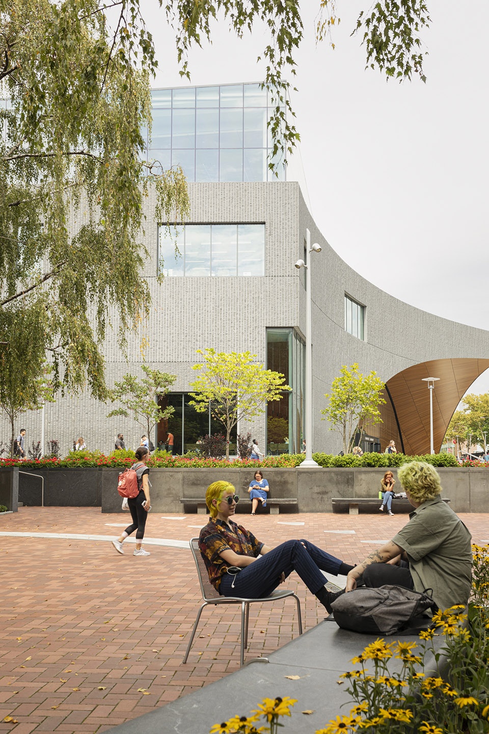 charles library at temple university in philadelphia by snohetta