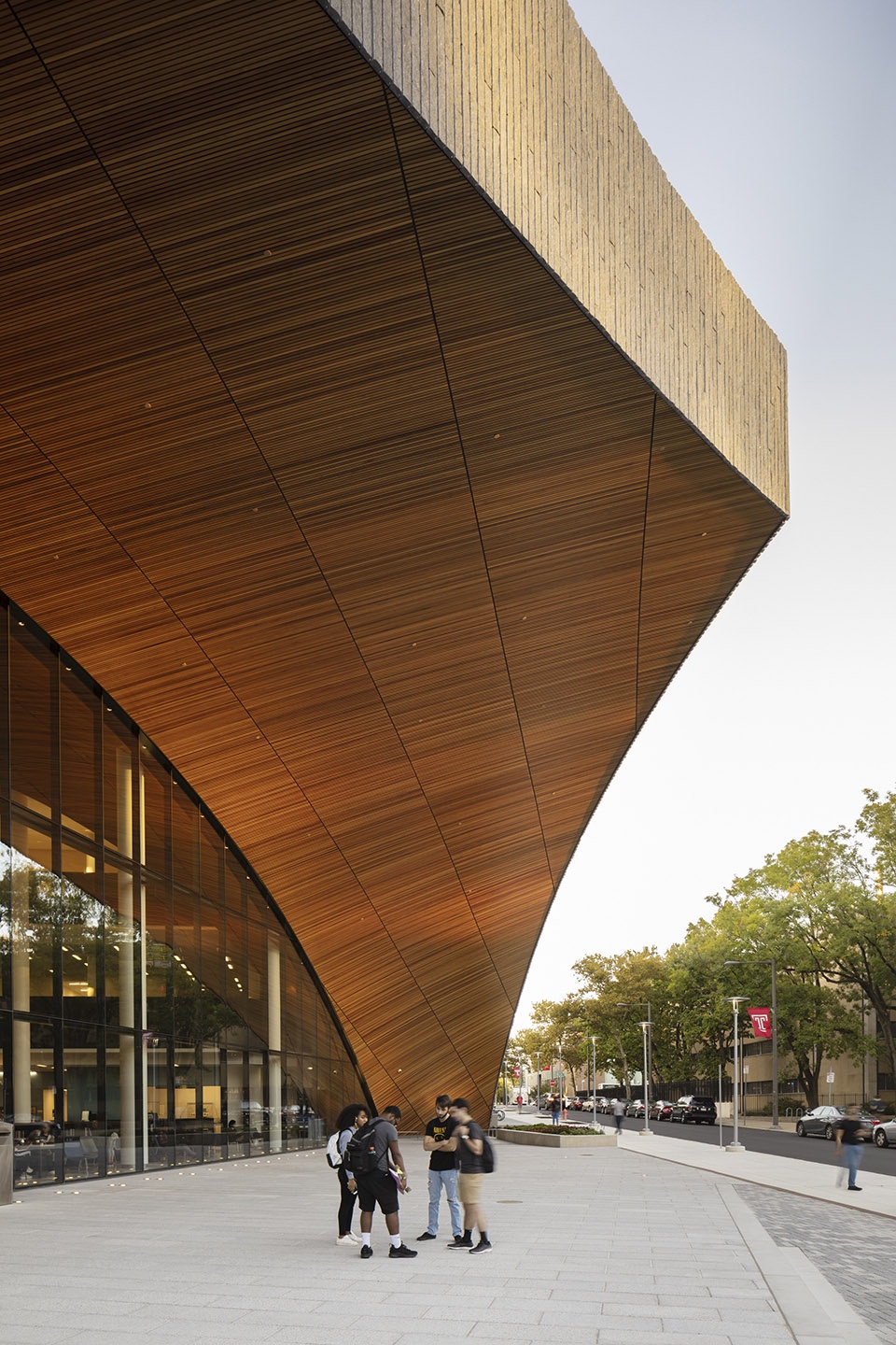 charles library at temple university in philadelphia by snohetta