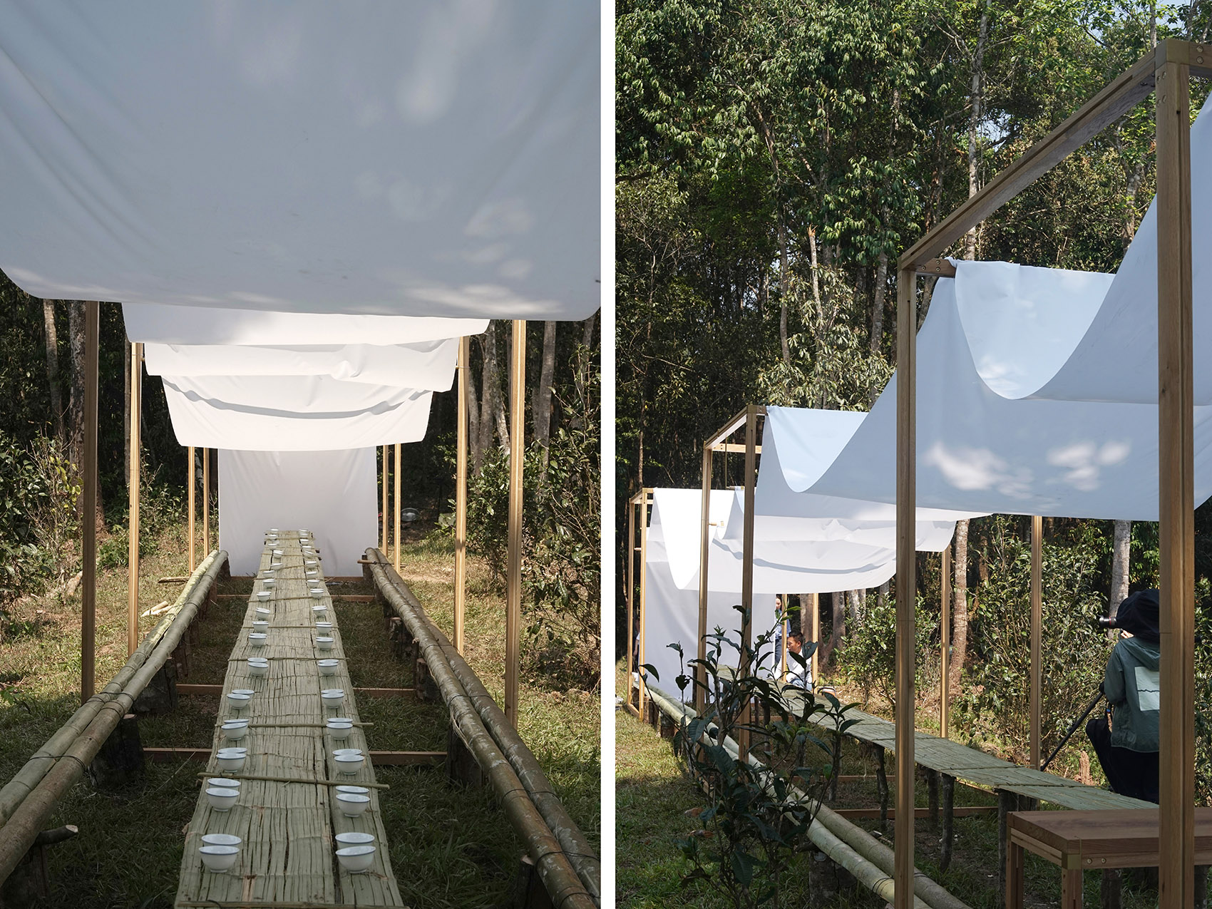 one day tea pavilion china by ji architect