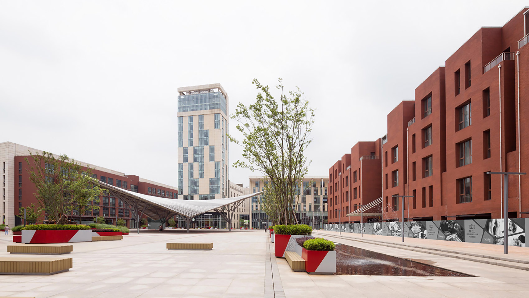 anting new town central square renovation by kokaistudios