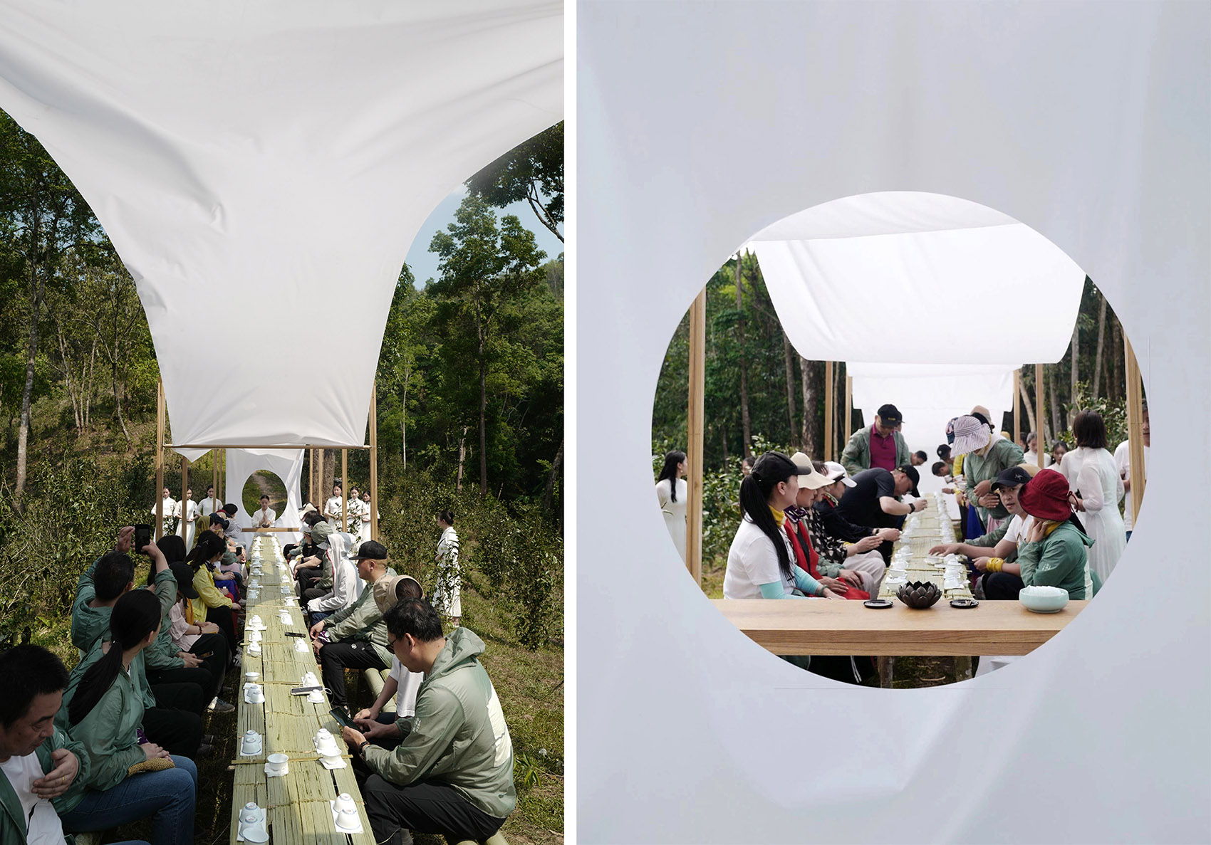 one day tea pavilion china by ji architect