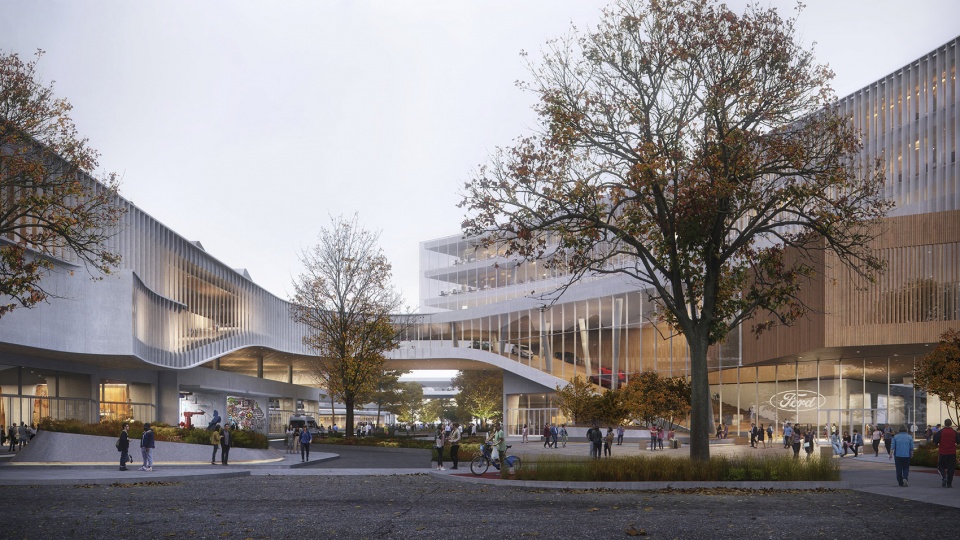 ford dearborn master plan by snohetta