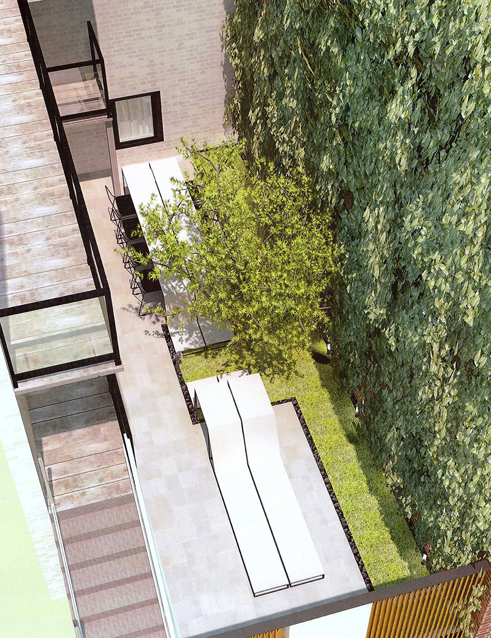 the inner courtyard by myto
