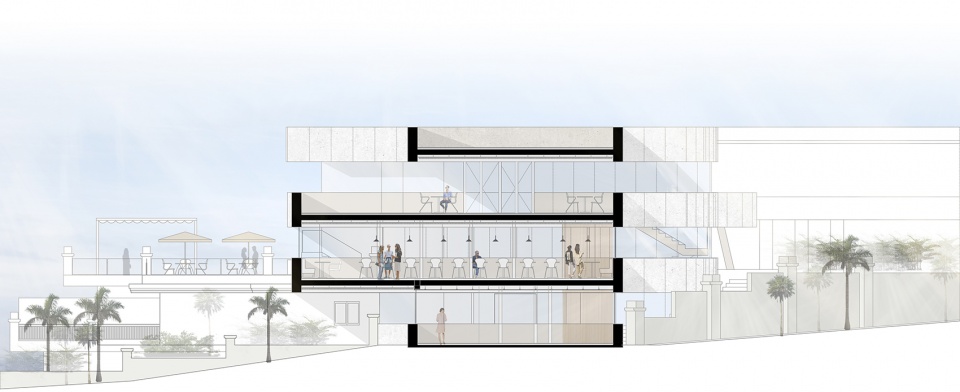 flamingo club hotel by zooco estudio