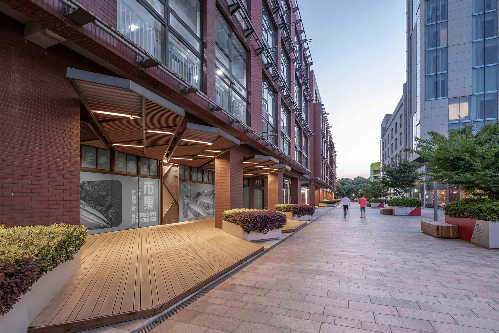 anting new town central square renovation by kokaistudios