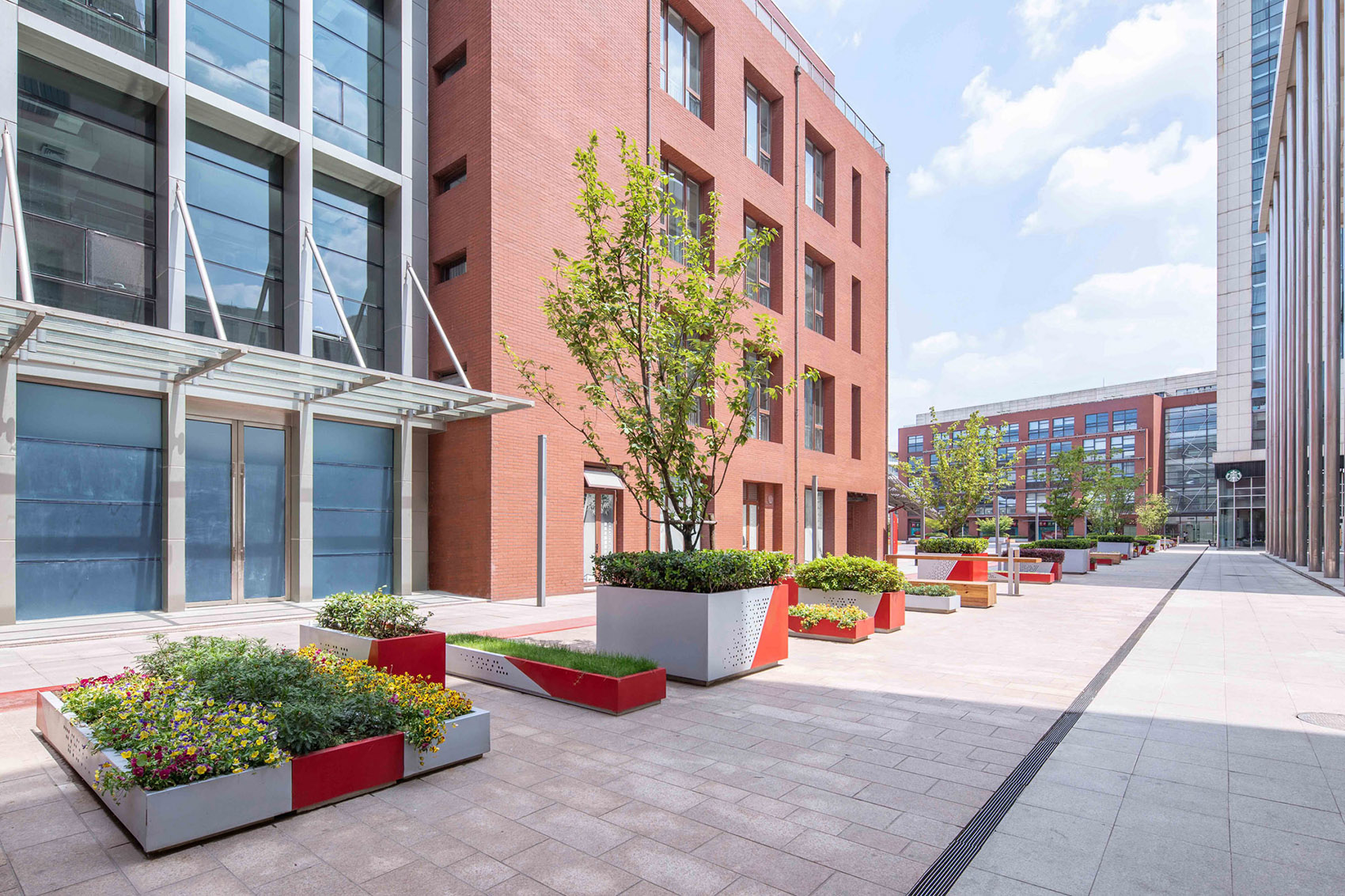 anting new town central square renovation by kokaistudios
