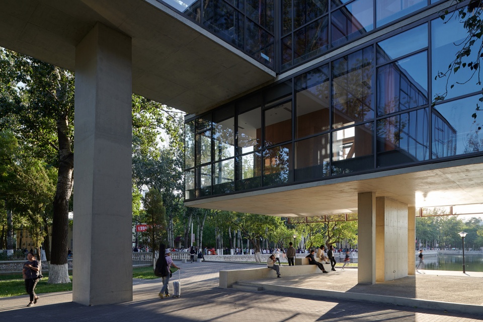 haibing center of nankai university china by vector architects