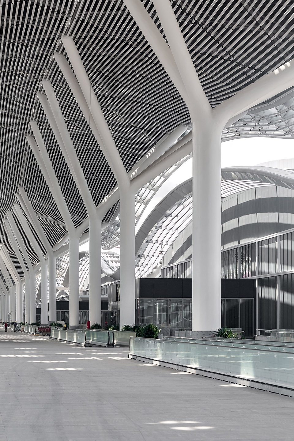 aube designed shenzhen international convention and exhibition center szicec completed
