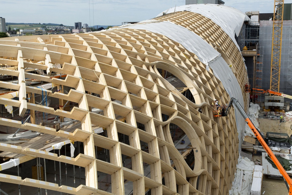 THE SWATCH AND OMEGA CAMPUS by Shigeru Ban Architects