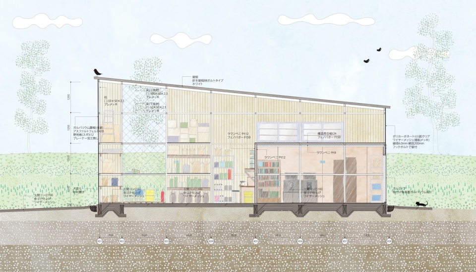 hut by takayuki kuzushima and associates