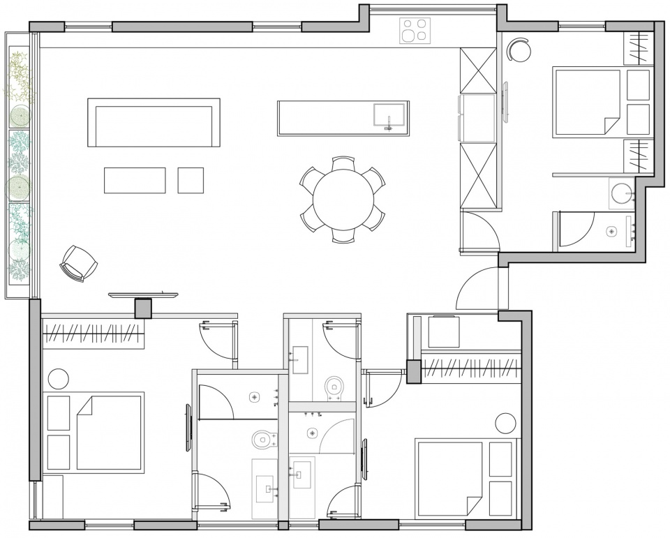 bz apartment by studiodo