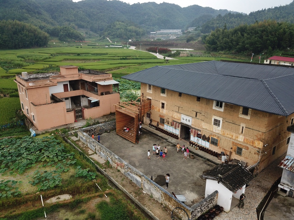 tulou renovation china by rural urban framework