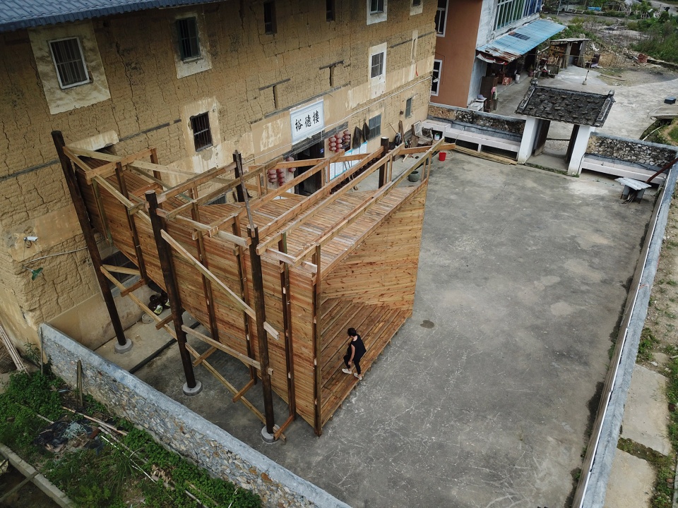 tulou renovation china by rural urban framework