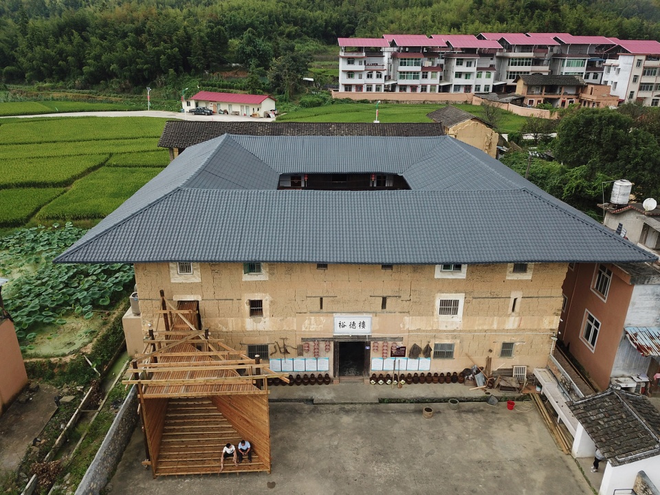 tulou renovation china by rural urban framework