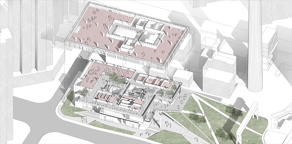 the hangzhou canal culture art centre china by benoy