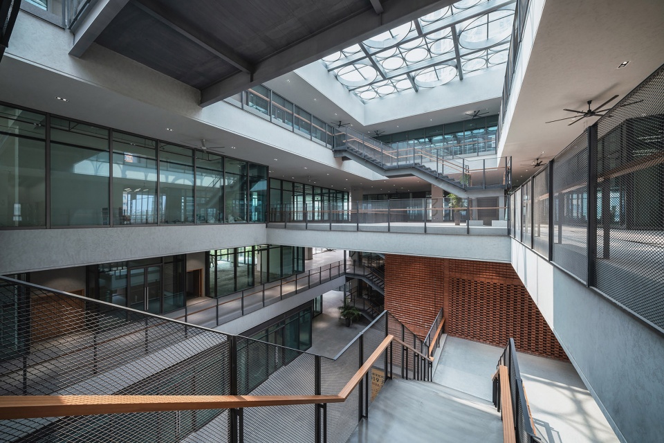 the hangzhou canal culture art centre china by benoy