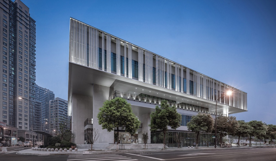 the hangzhou canal culture art centre china by benoy