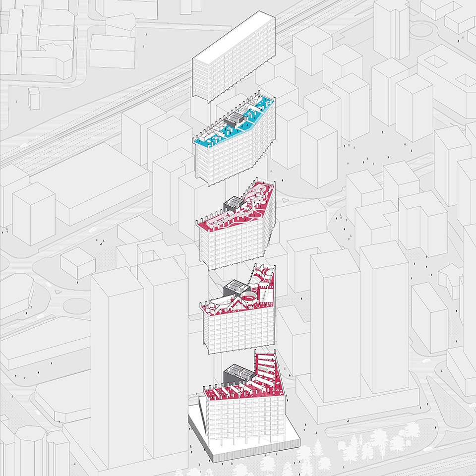 the wafra tower by oma