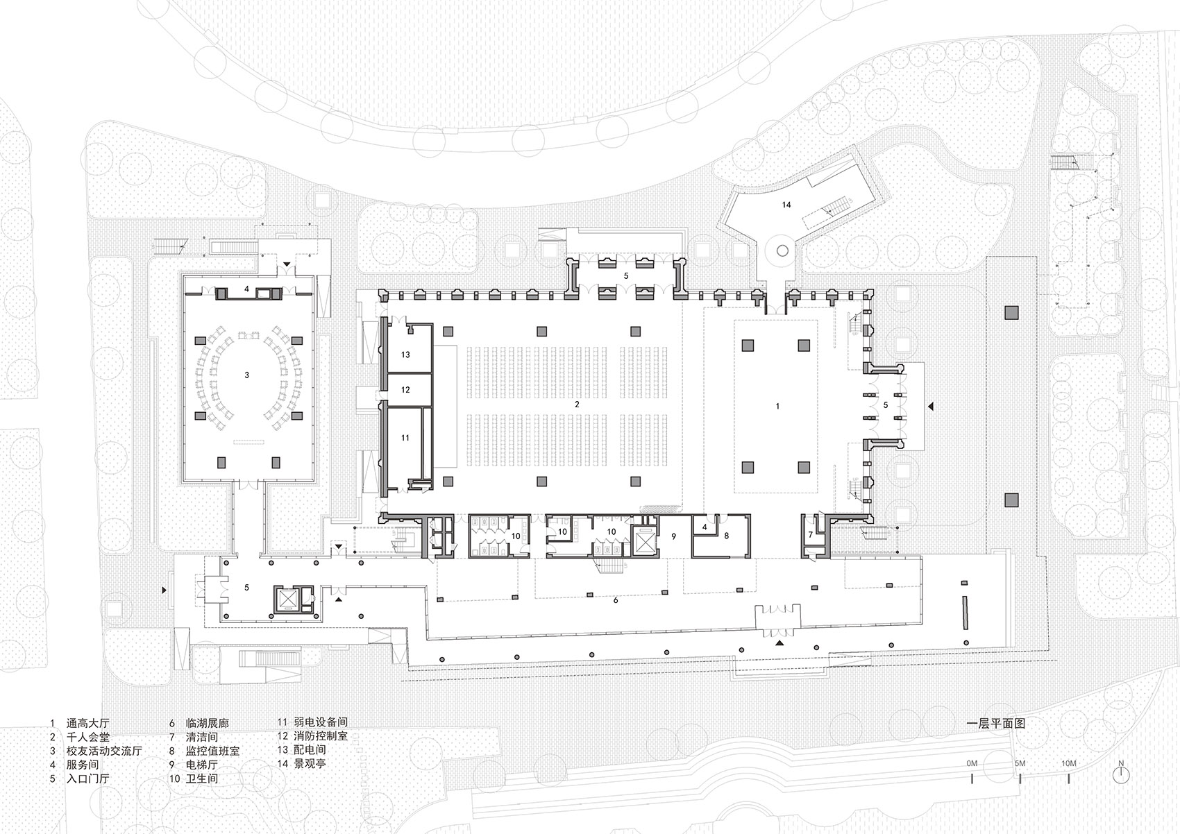 haibing center of nankai university china by vector architects