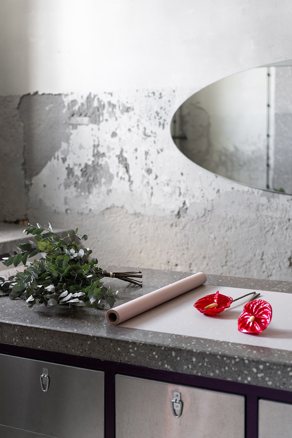 a wholesale flower store by rina lovko studio